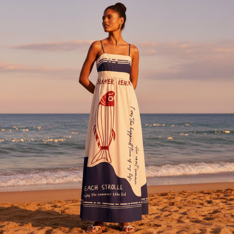 Vestido Sardina azul