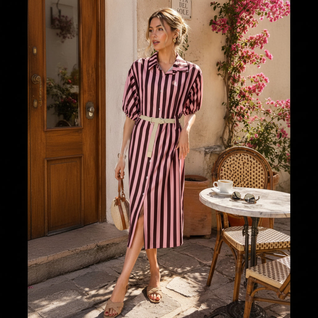 Vestido de rayas