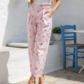 Pantalón Cerezas Vichy Rosa