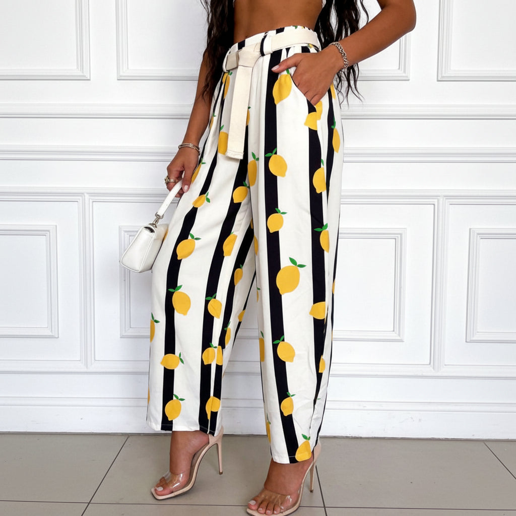 Pantalón Limones Negro