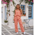 Conjunto Tomates Vichy Naranja