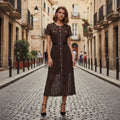 Vestido Joya marrón