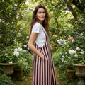 Conjunto Mono Rayas Rosa