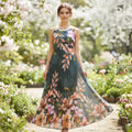 Vestido Plisado Verde