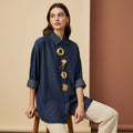 Camisa Vaquera Broches