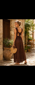 Vestido Valeria Chocolate