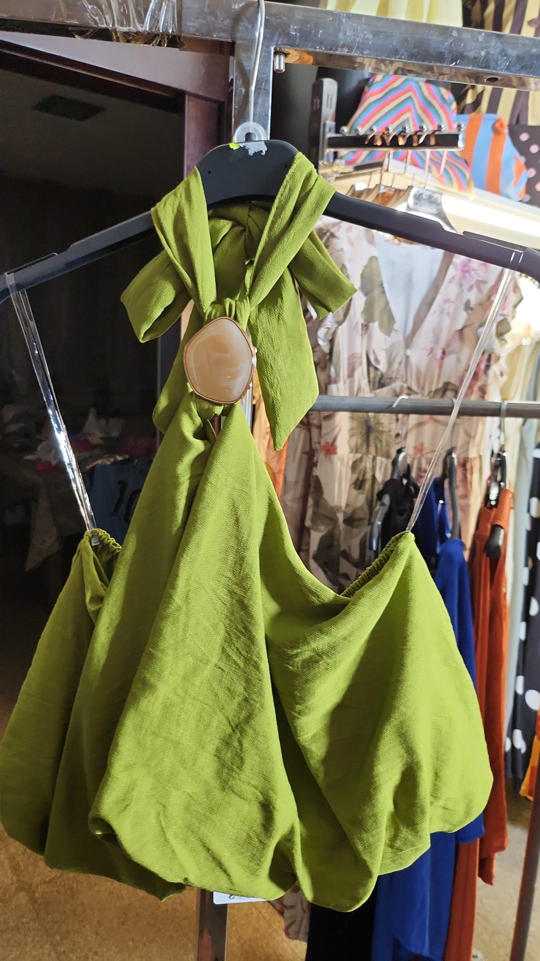 Top Piedra Pistacho
