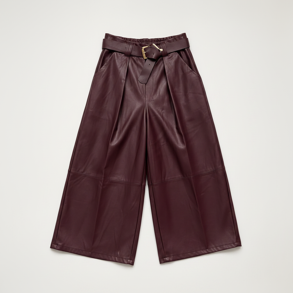 Pantalón Polipiel Granate