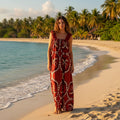 Vestido África naranja